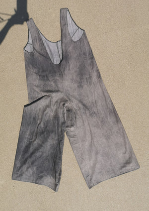 HOMEMADE - JUMPSUIT WIDE - COTTON - grey washed - BERENIK