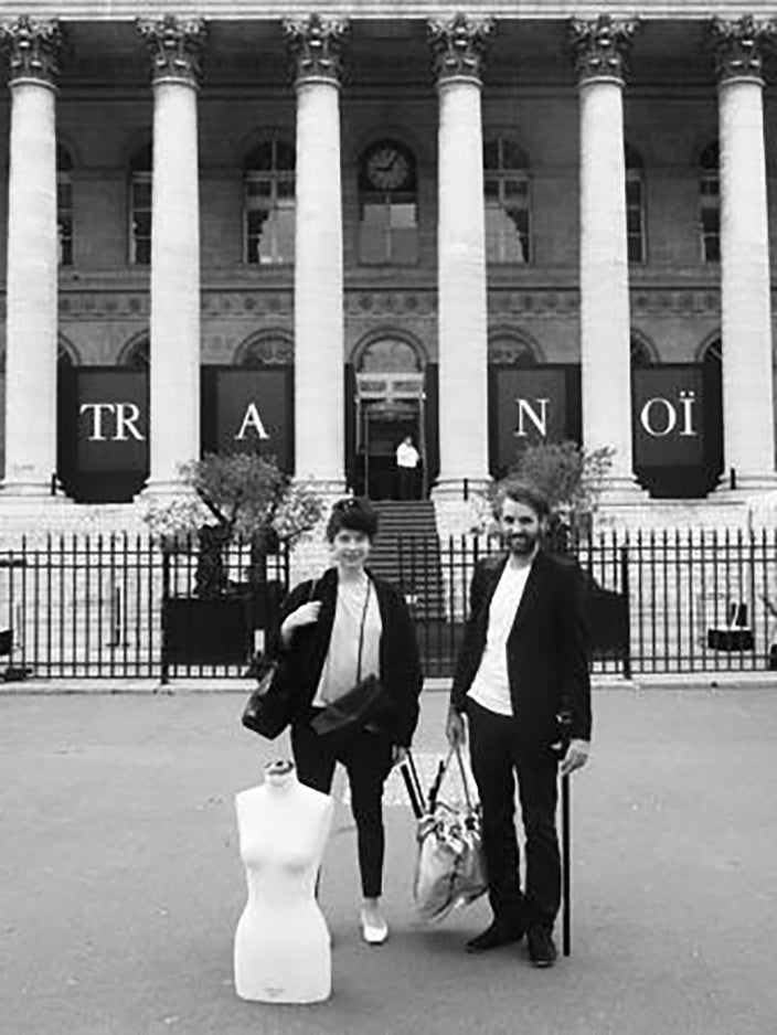 PARIS FASHION WEEK / TRANOÏ PALAIS DE LA BOURSE / SPRING/SUMMER 14