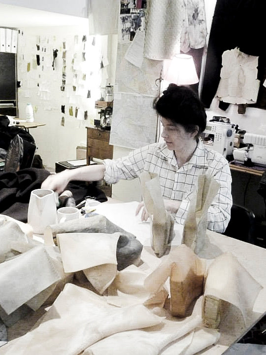 WORK IN PROGRESS, EXPERIMENTAL LATEX SHOW SHOES SPRING/SUMMER 14