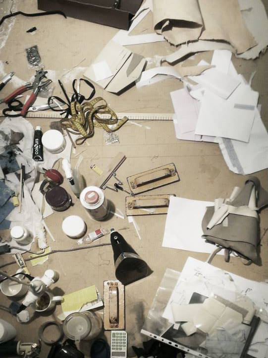 STUDIO IN PARIS working on A/W 14 Collection