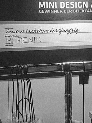 MINI DESIGN AWARD BLICKFANG BASEL SPRING/SUMMER14