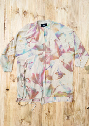 HANDPAINTED - BLOUSE/DRESS/CARDIGAN - creme painted
