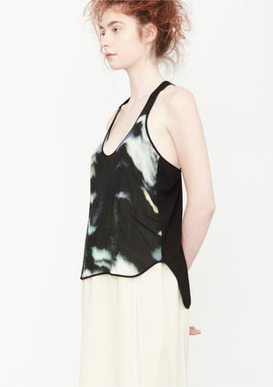 TANK TOP PRINT(COLOR)/BLACK - BERENIK