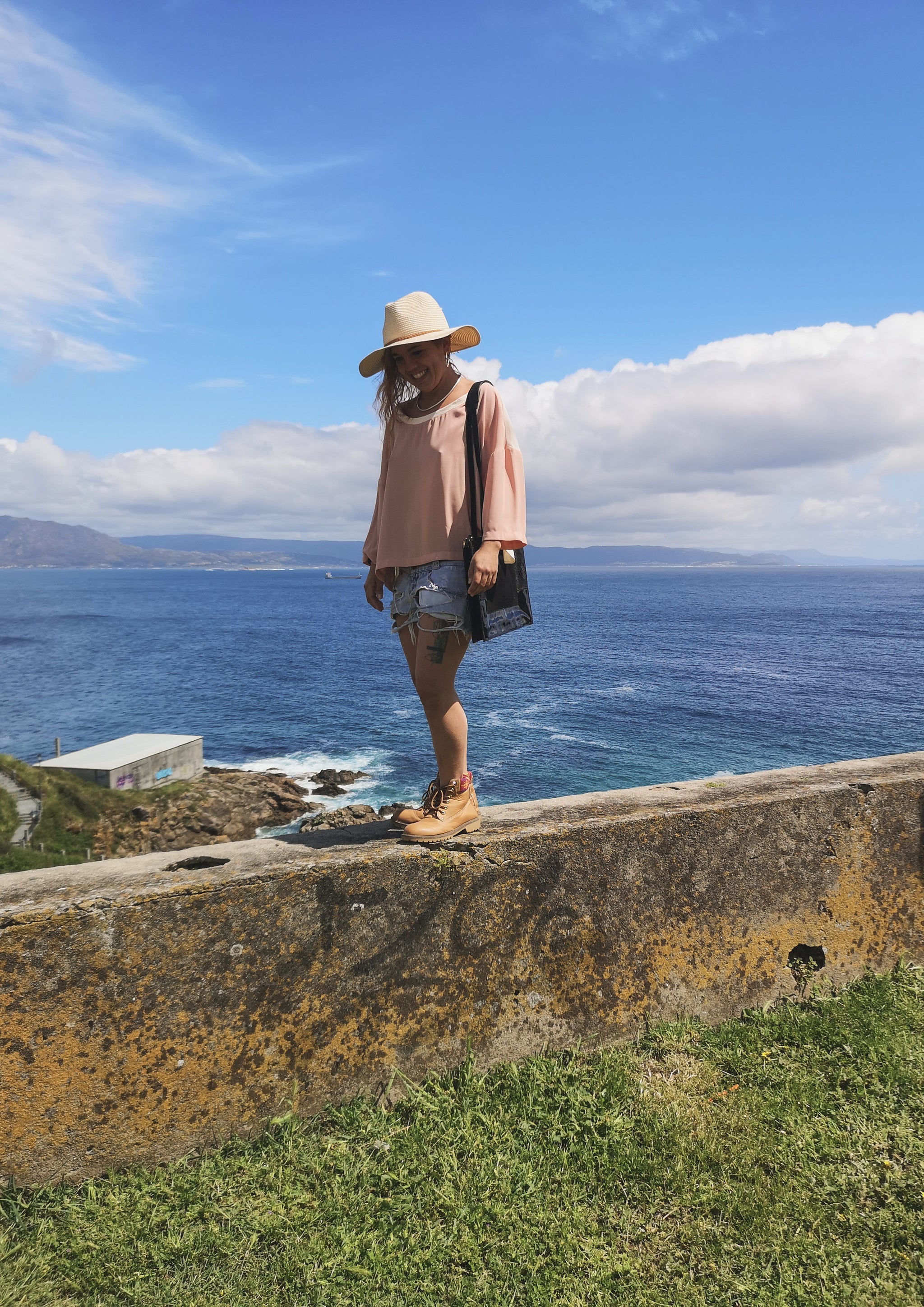 T-SHIRT FEMALE - peach/creme - BERENIK