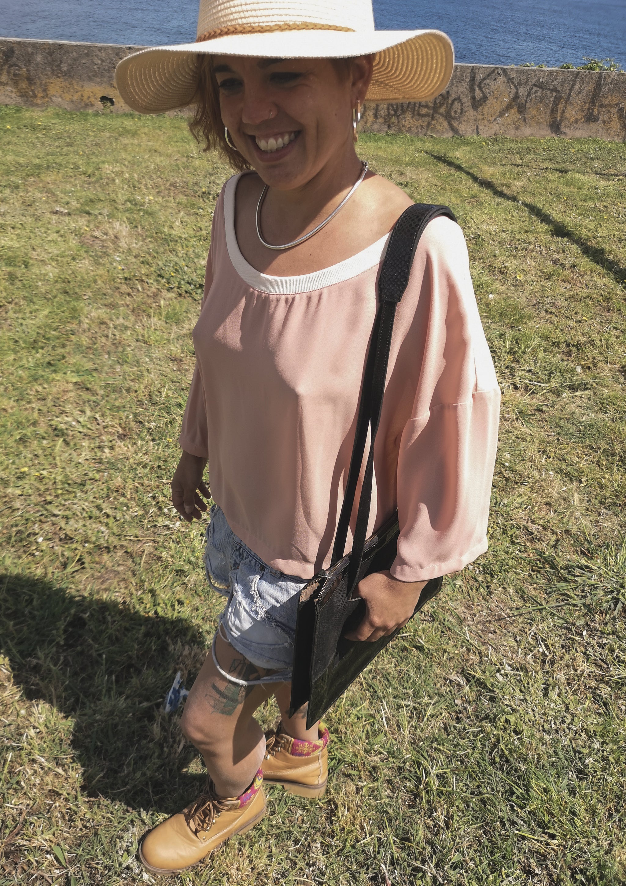 T-SHIRT FEMALE - peach/creme - BERENIK