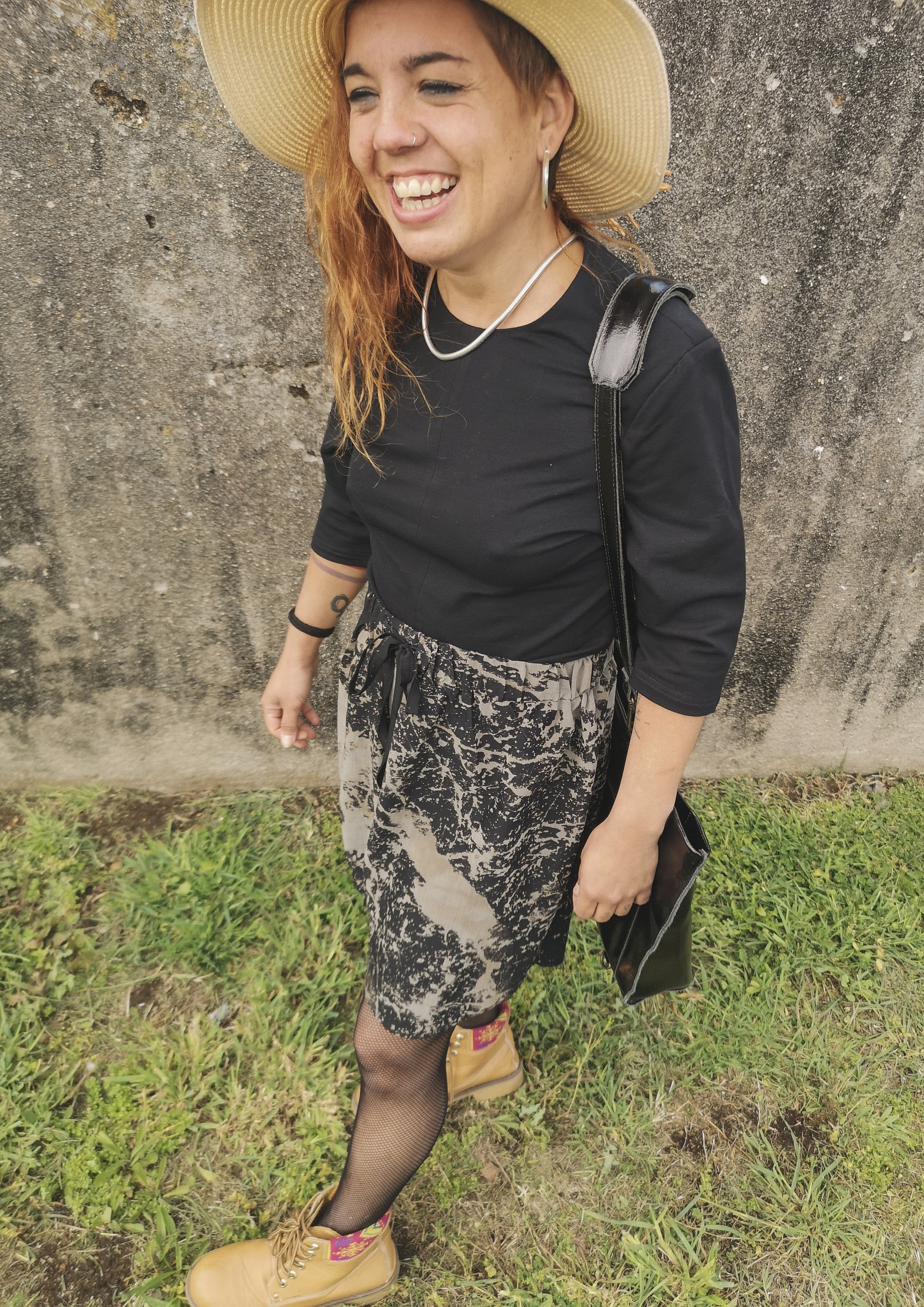 SHIRT SHORT SLEEVES - COTTON JERSEY black - BERENIK