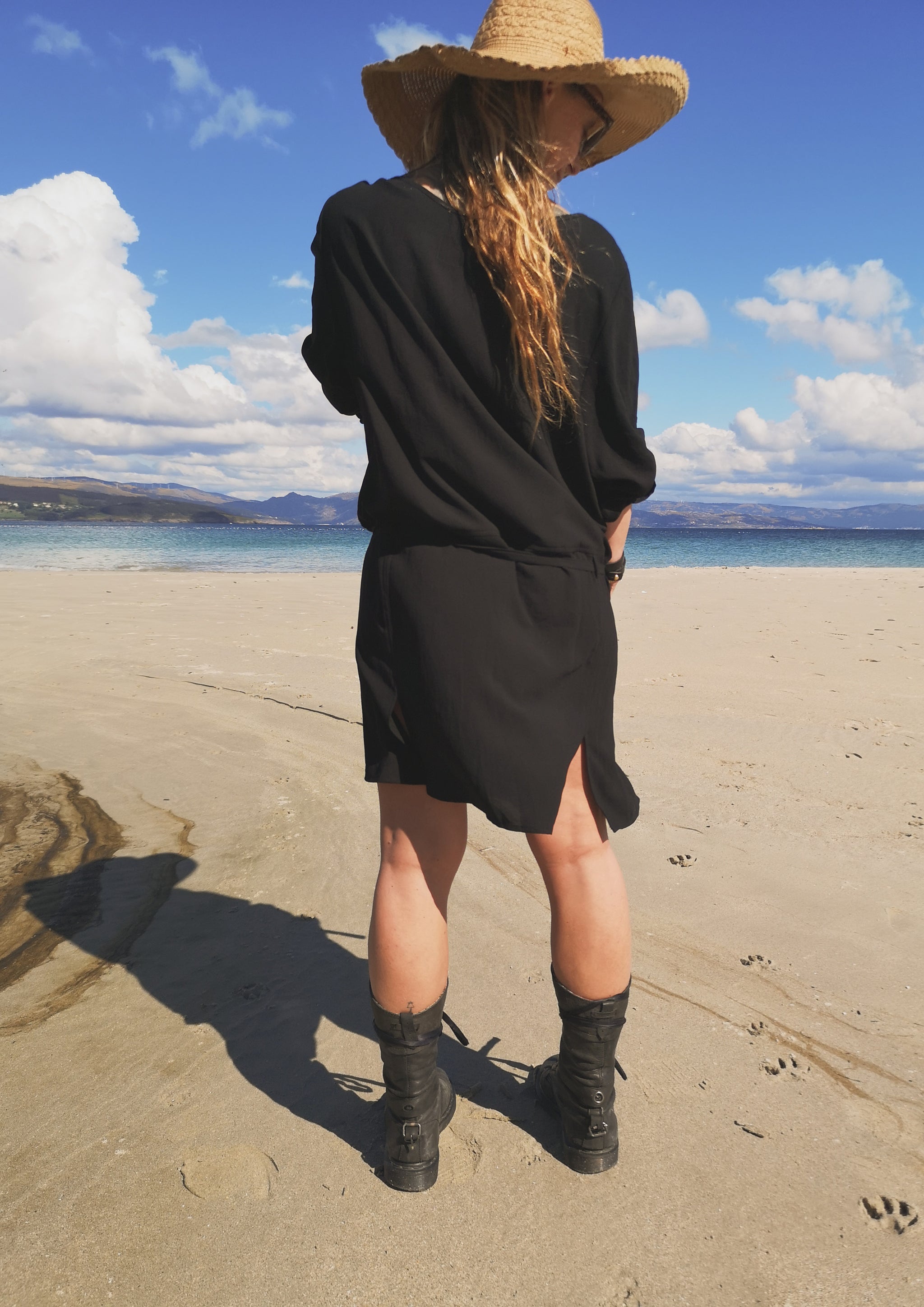 DRESS LONG - SLEEVES - black - BERENIK