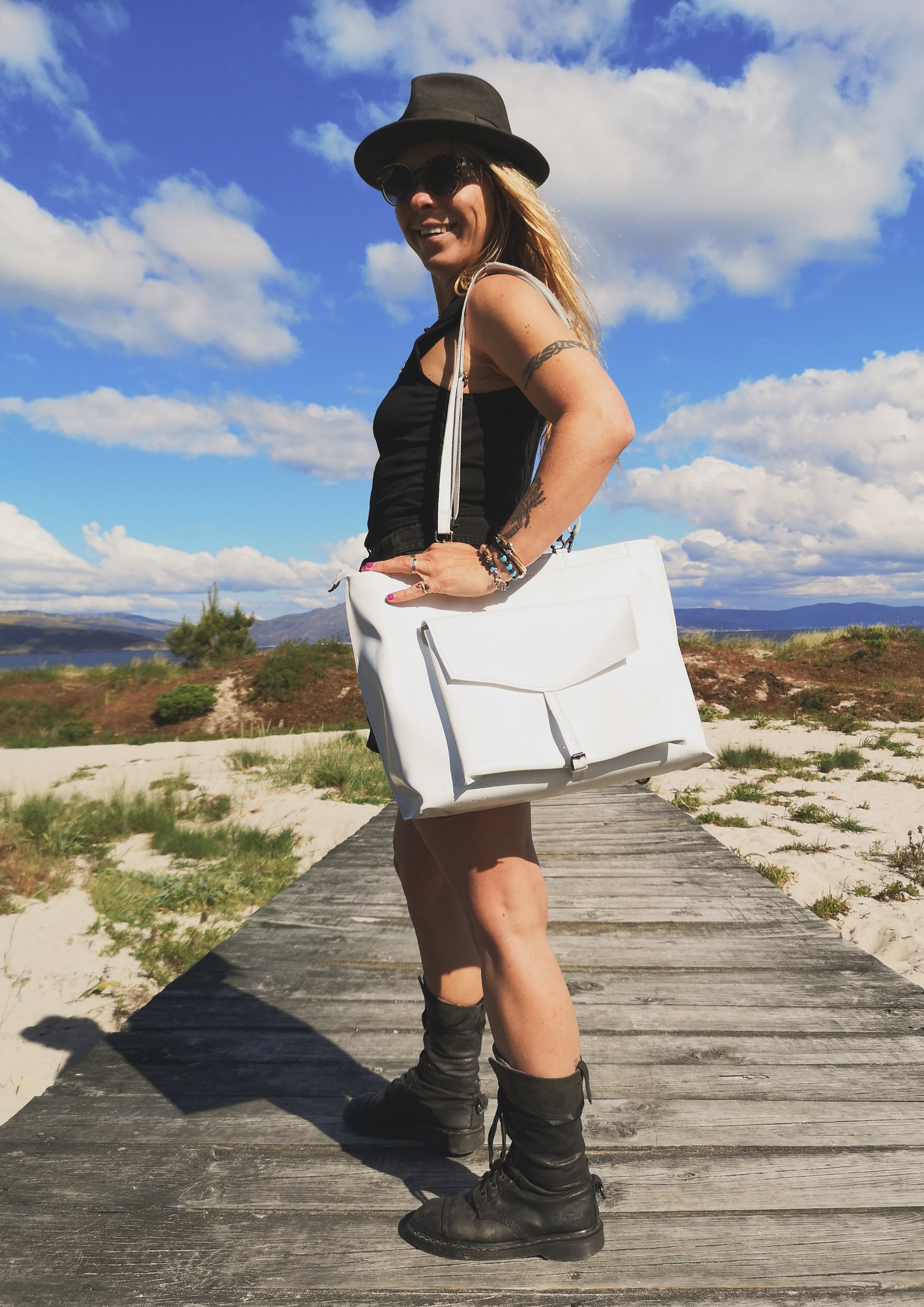 SHIRT SLEEVELESS - COTTON JERSEY black - BERENIK