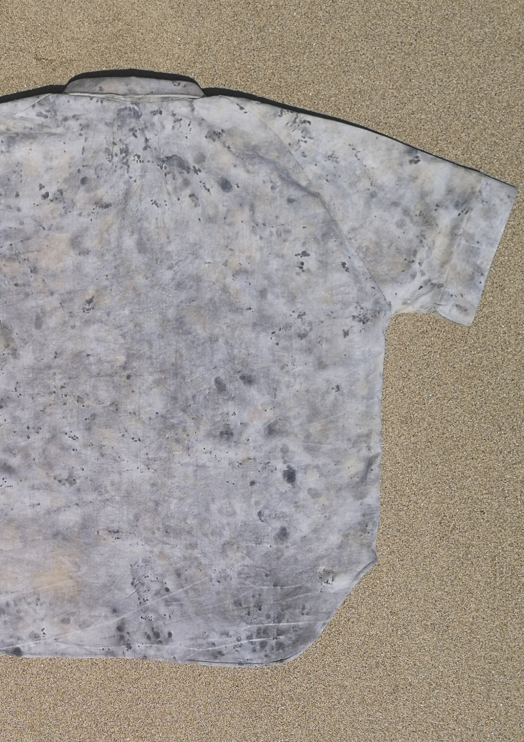 HOMEMADE - UNIQUE BLOUSE UNISEX - HAND PAINTED - grey - BERENIK