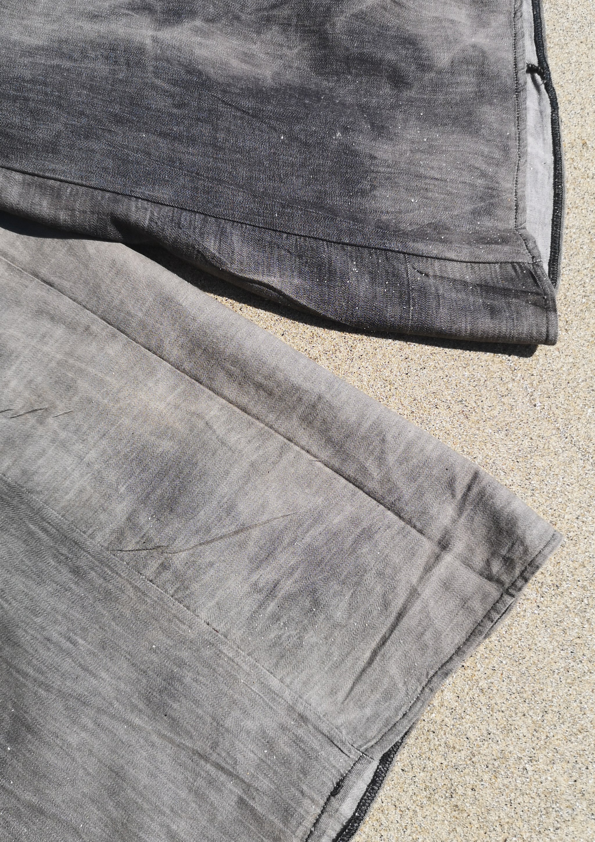 HOMEMADE - JUMPSUIT WIDE - COTTON - grey washed - BERENIK