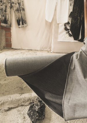 HOMEMADE - JUMPSUIT WIDE - COTTON - grey washed - BERENIK