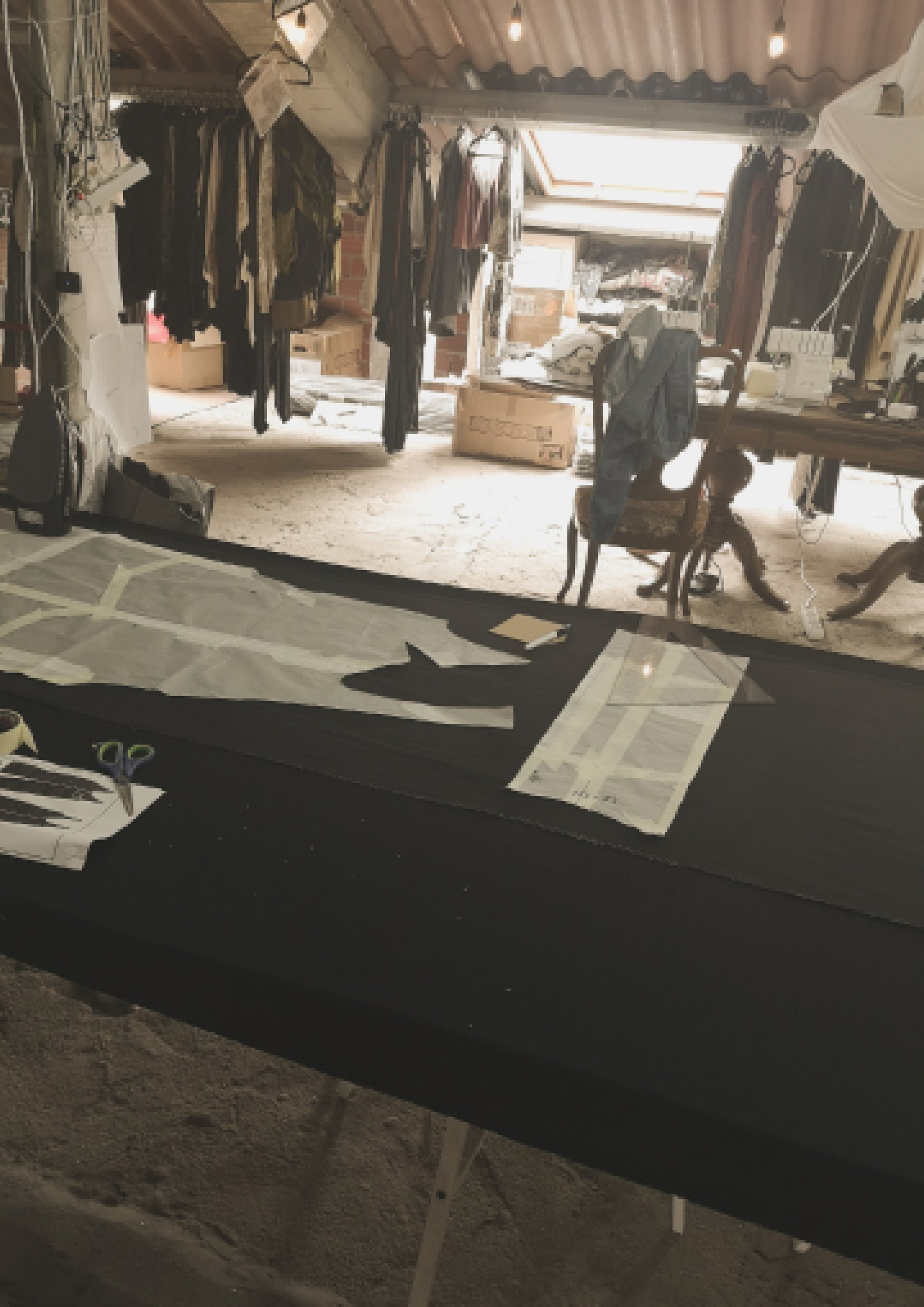 HOMEMADE - JUMPSUIT WIDE - COTTON - grey washed - BERENIK