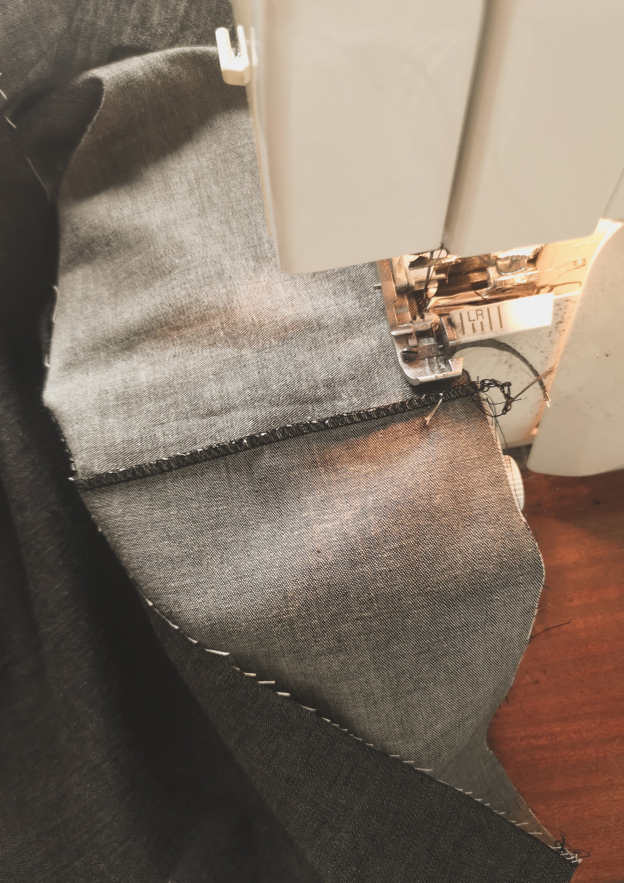 HOMEMADE - JUMPSUIT WIDE - COTTON - grey washed - BERENIK