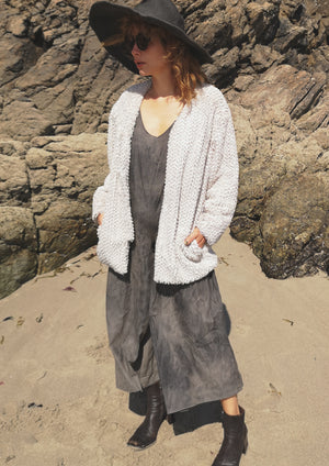 HOMEMADE - JUMPSUIT WIDE - COTTON - grey washed - BERENIK