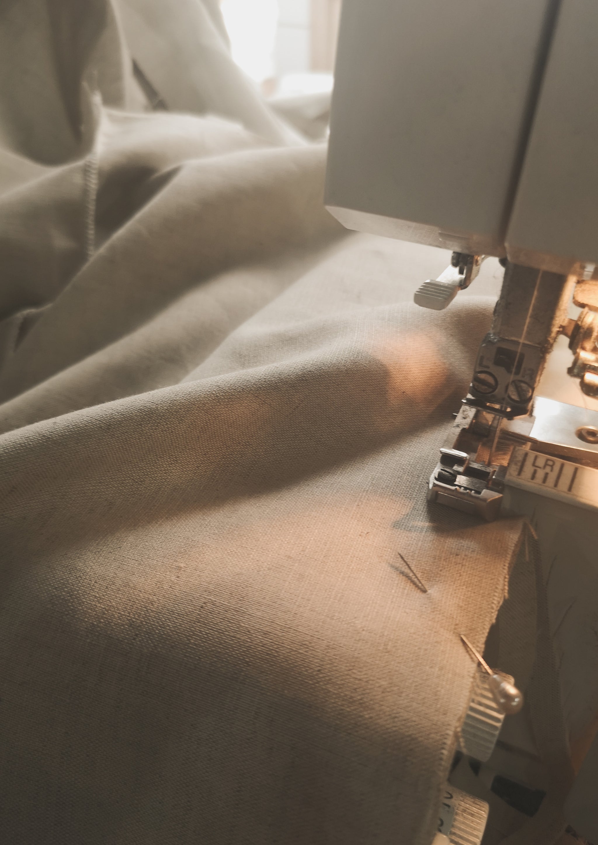 HOMEMADE - JUMPSUIT WIDE - LINEN - natural white - BERENIK