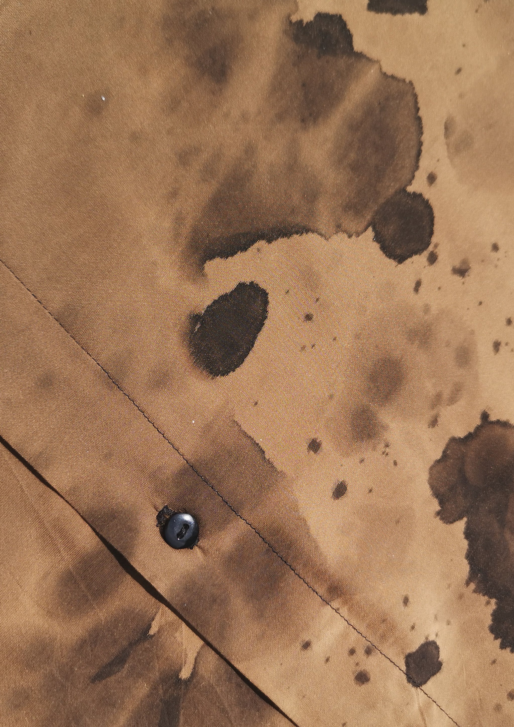 HOMEMADE - UNIQUE BLOUSE UNISEX - HAND PAINTED - gold / black - BERENIK