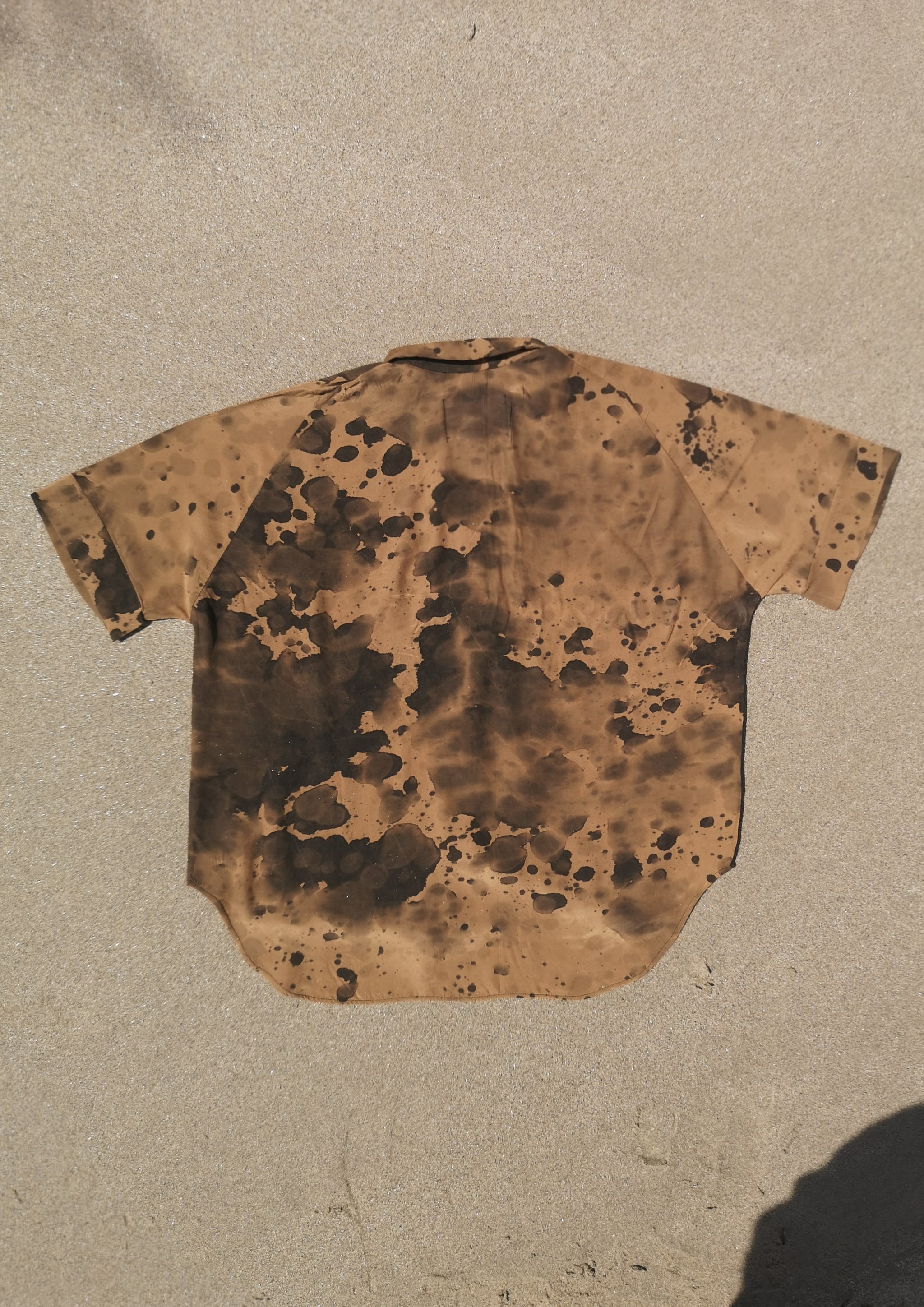 HOMEMADE - UNIQUE BLOUSE UNISEX - HAND PAINTED - gold / black - BERENIK