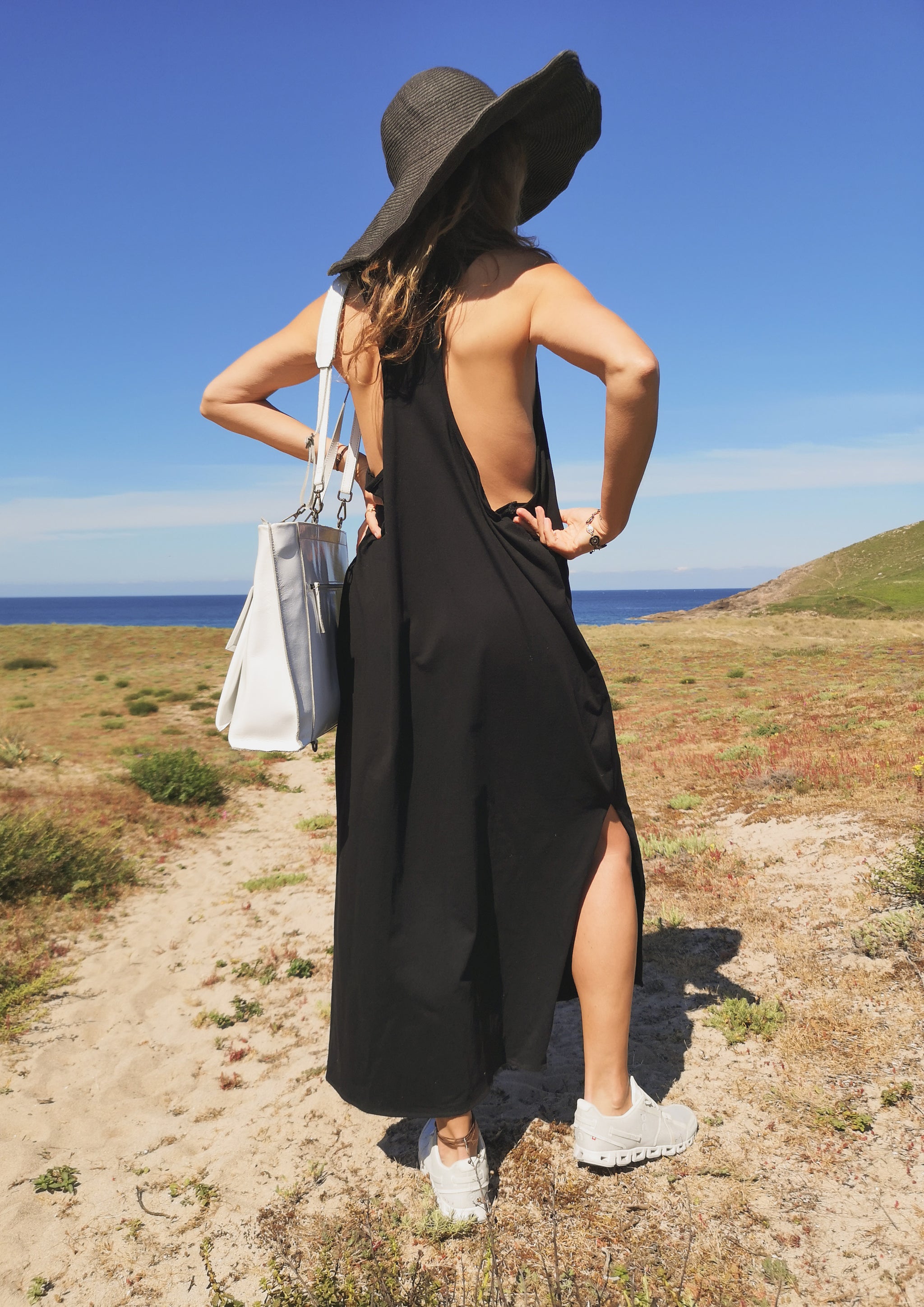 TANK DRESS - COTTON JERSEY black - BERENIK