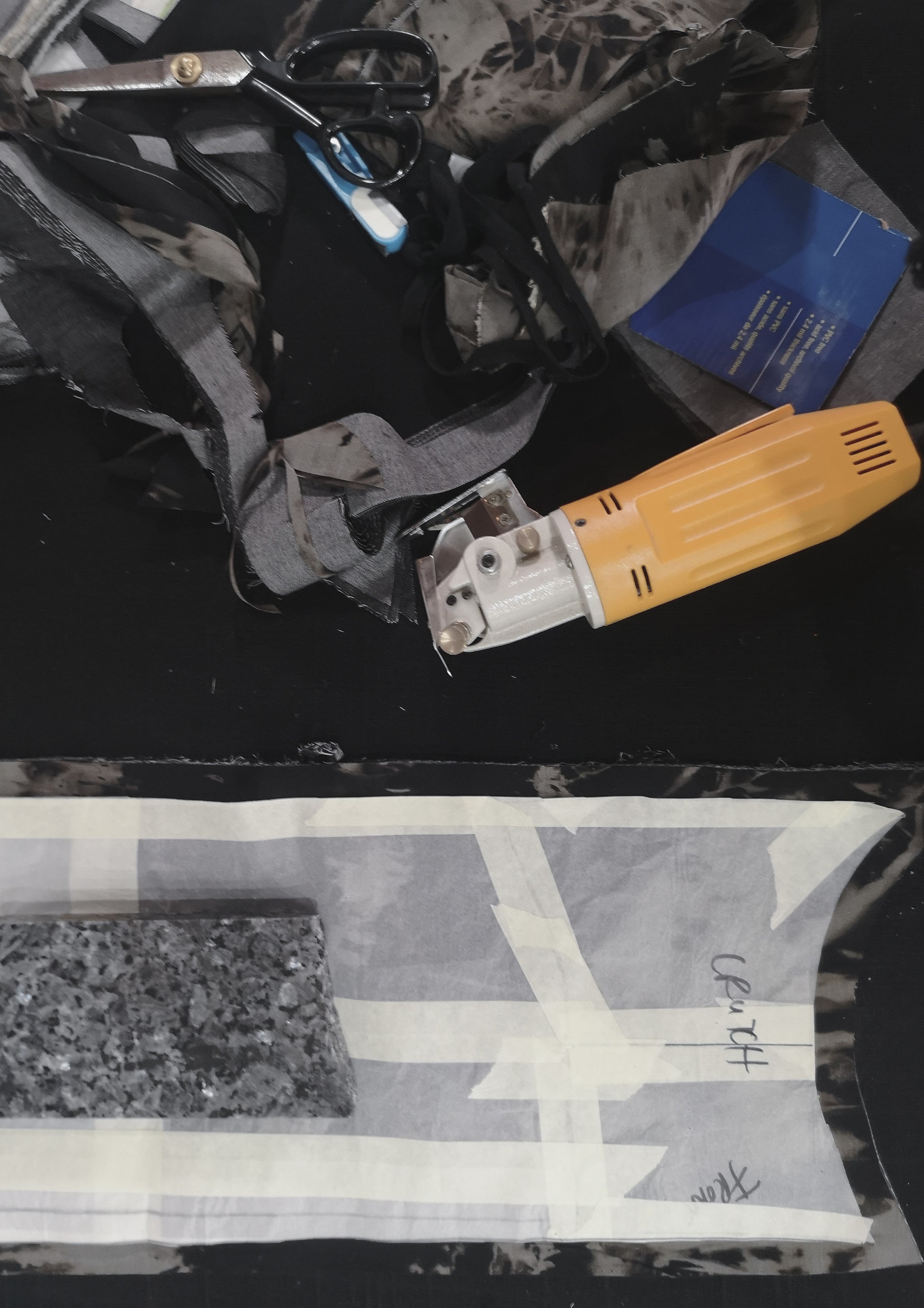 HOMEMADE - JUMPSUIT WIDE - COTTON - hand bleached - BERENIK