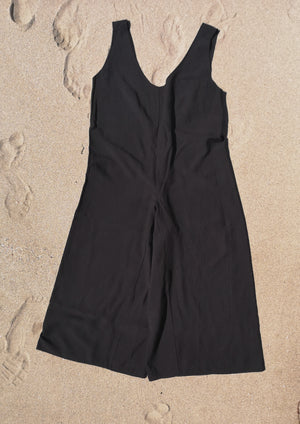 HOMEMADE - JUMPSUIT WIDE - TENCEL - black - BERENIK