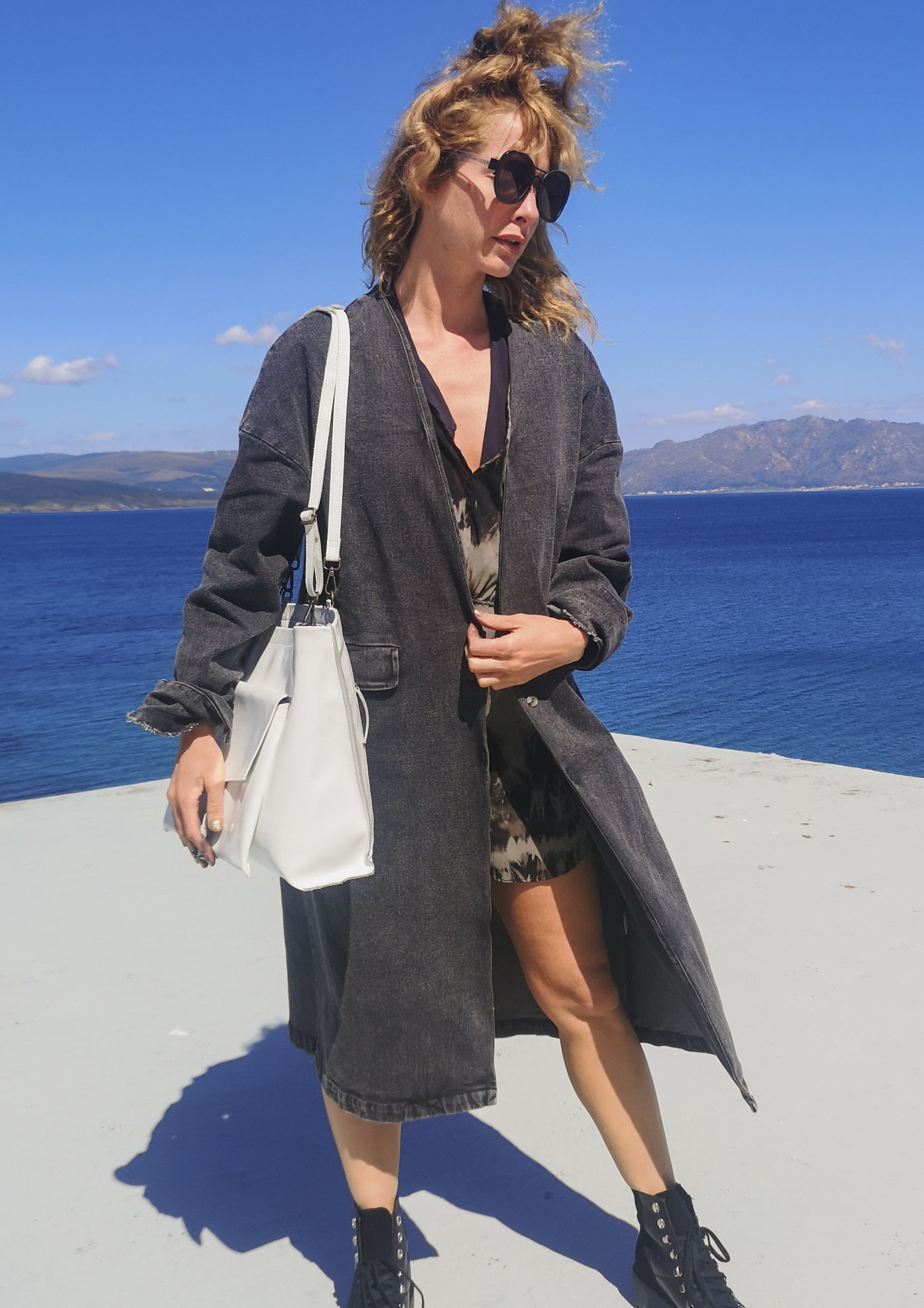 BAG/BACKPACK - PATENT LEATHER white - BERENIK