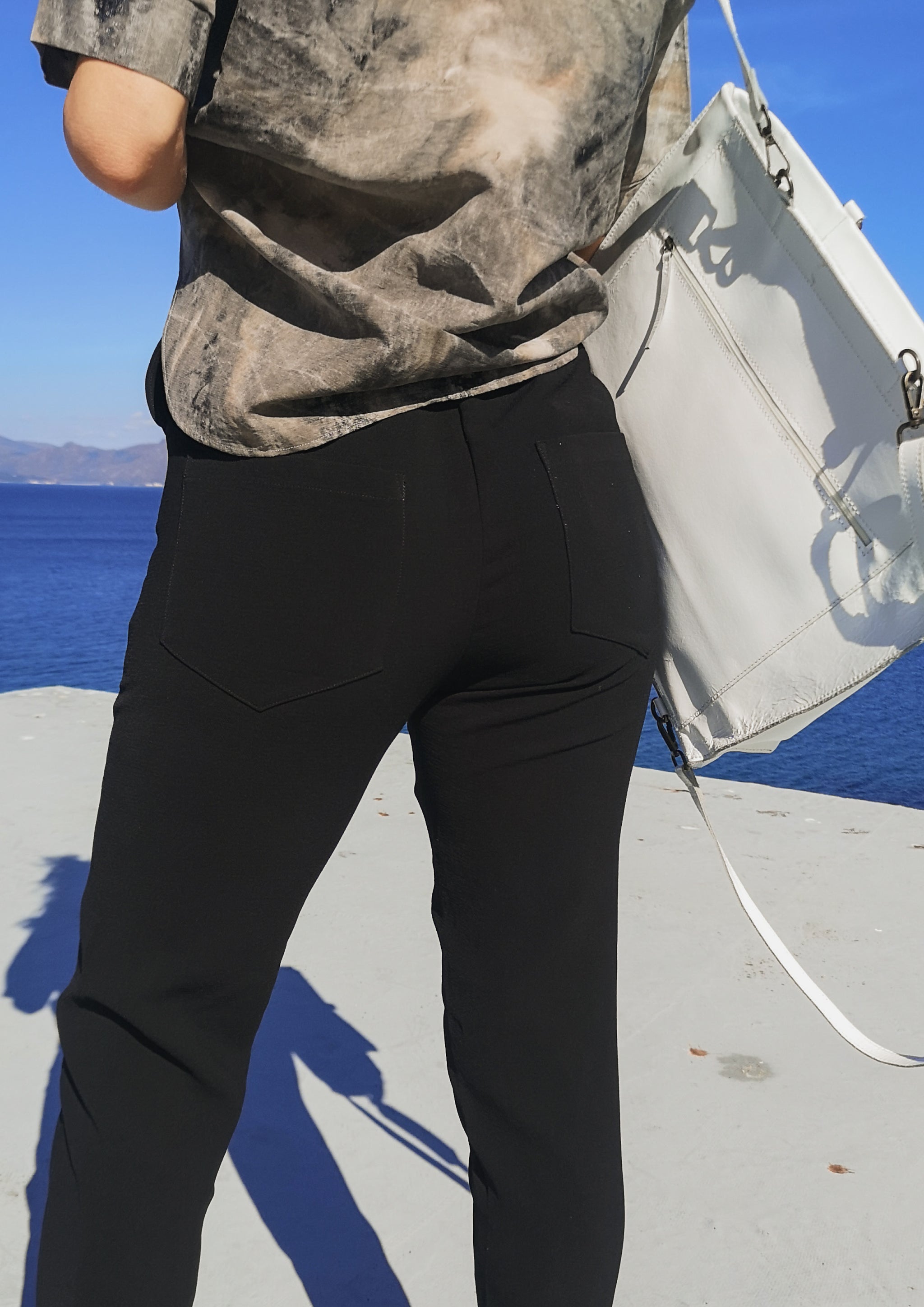 BAG/BACKPACK - PATENT LEATHER white - BERENIK