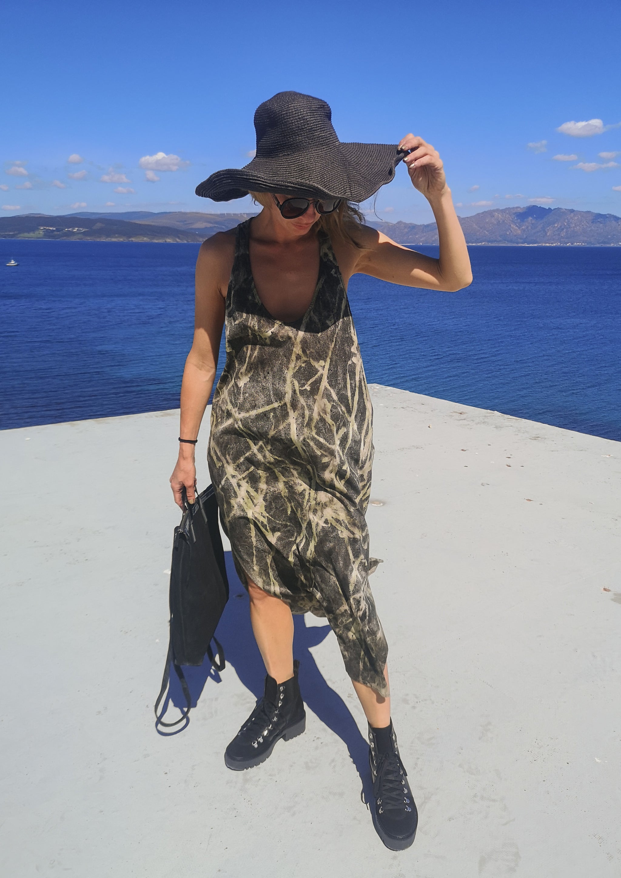Grey beach dress discount