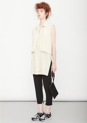 BLOUSE SLEEVELESS CREME - BERENIK