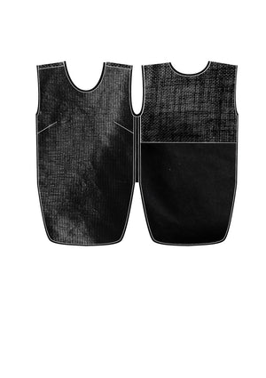 SHIRT SLEEVELESS BLACK SHINY/MESH - BERENIK