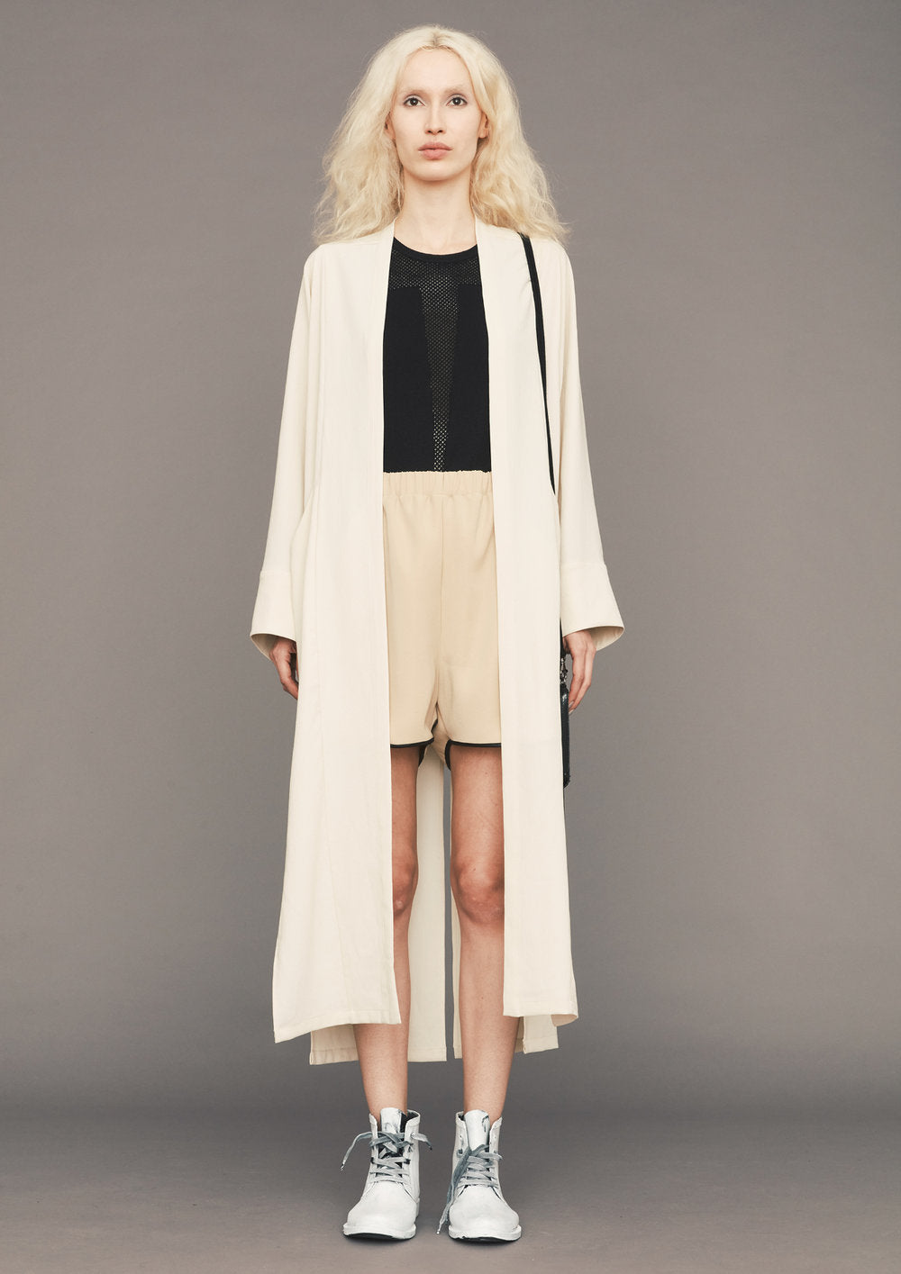 Long silky cardigan clearance