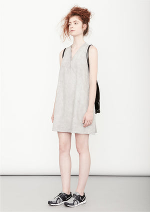 SHIRT/DRESS SLEEVELESS - DENIM light grey washed - BERENIK