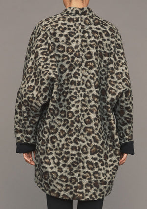 CARDIGAN - WOOL animal print - BERENIK