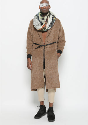PANTS PATCHWORK - beige/black - BERENIK
