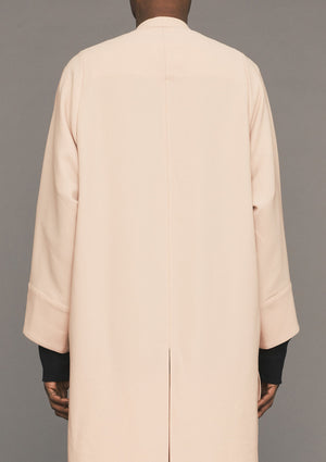 CARDIGAN LONG - TWILL BIAS nude - BERENIK