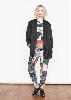 BLAZER - BLACK SHINY - BERENIK