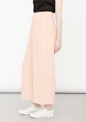 PANTS WIDE ELASTIC - peach - BERENIK