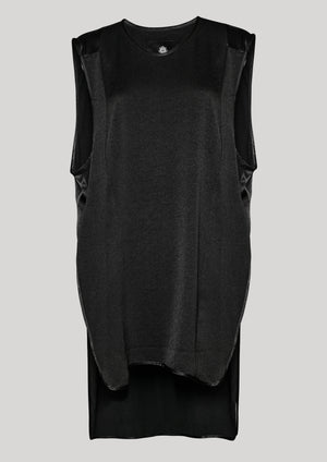 SHIRT - HEAVY DRAPING black - BERENIK