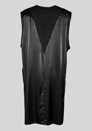 SHIRT - HEAVY DRAPING black - BERENIK
