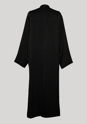 CARDIGAN LONG - HEAVY DRAPING black - BERENIK