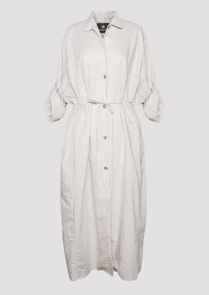 DRESS LONG SUMMER - LINEN natural white - BERENIK