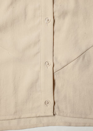 BLOUSE SHORT SLEEVES - creme - BERENIK