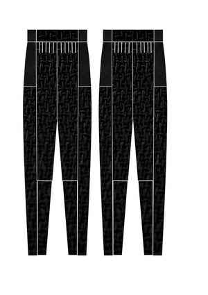PANTS LOOSE ELASTIC BLACK PLAIN - BERENIK