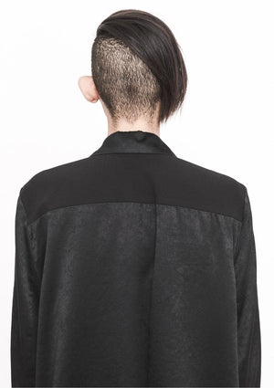 BLAZER - BLACK SHINY - BERENIK