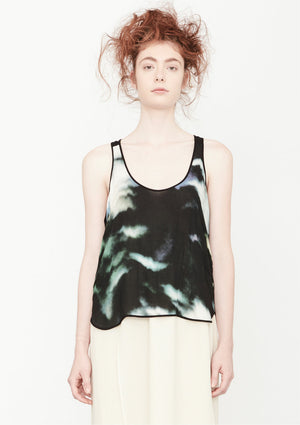 TANK TOP PRINT(COLOR)/BLACK - BERENIK