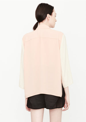 BLAZER/BLOUSE - peach/creme - BERENIK