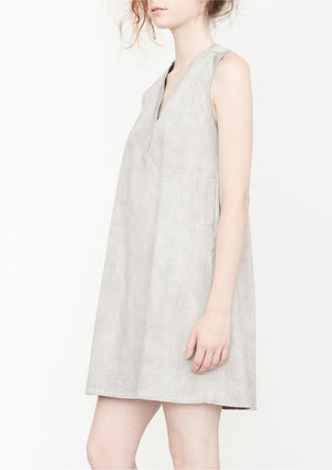 SHIRT/DRESS SLEEVELESS - DENIM light grey washed - BERENIK