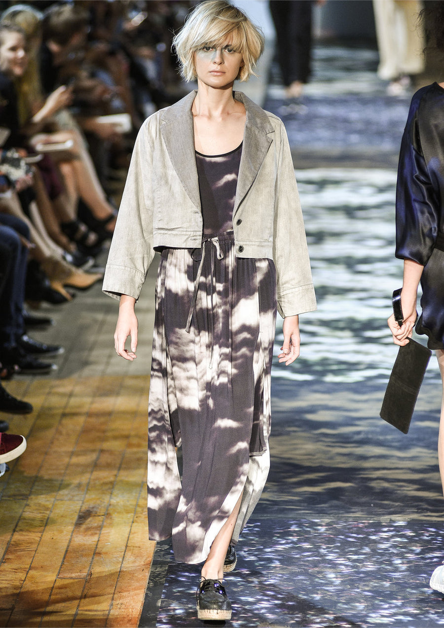 SKIRT PRINT/BLACK - BERENIK