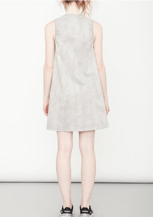 SHIRT/DRESS SLEEVELESS - DENIM light grey washed - BERENIK