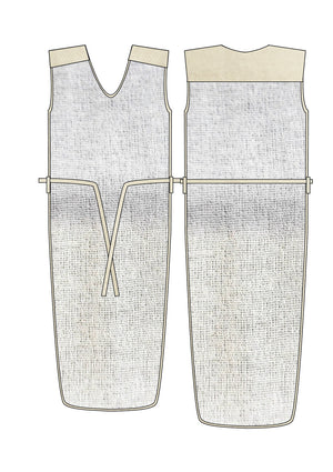 DRESS SLEEVELESS CREME MESH - BERENIK