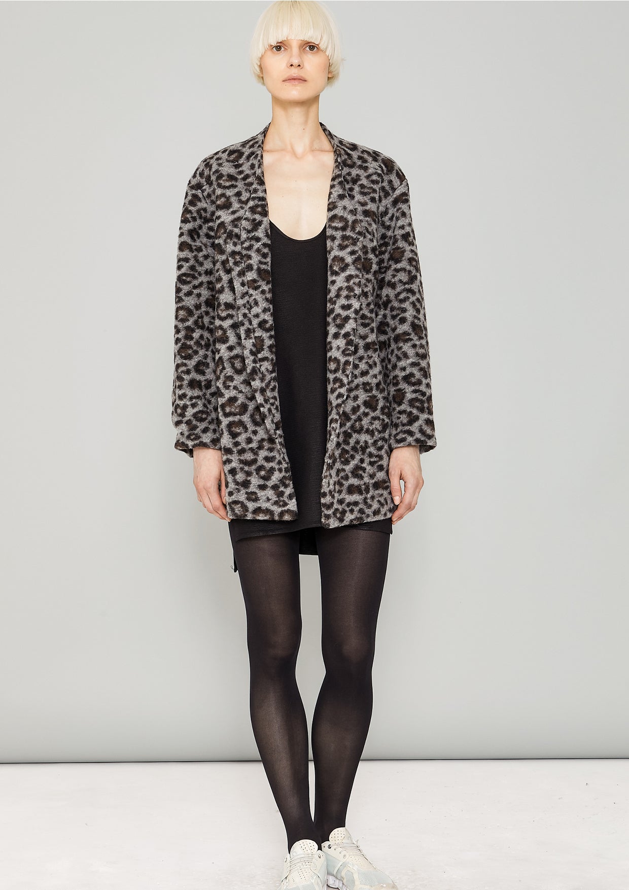 TANK TOP OVERSIZED - TECH LACES STRETCH black - BERENIK